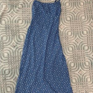 Hollister Royal Blue Floral Sundress
